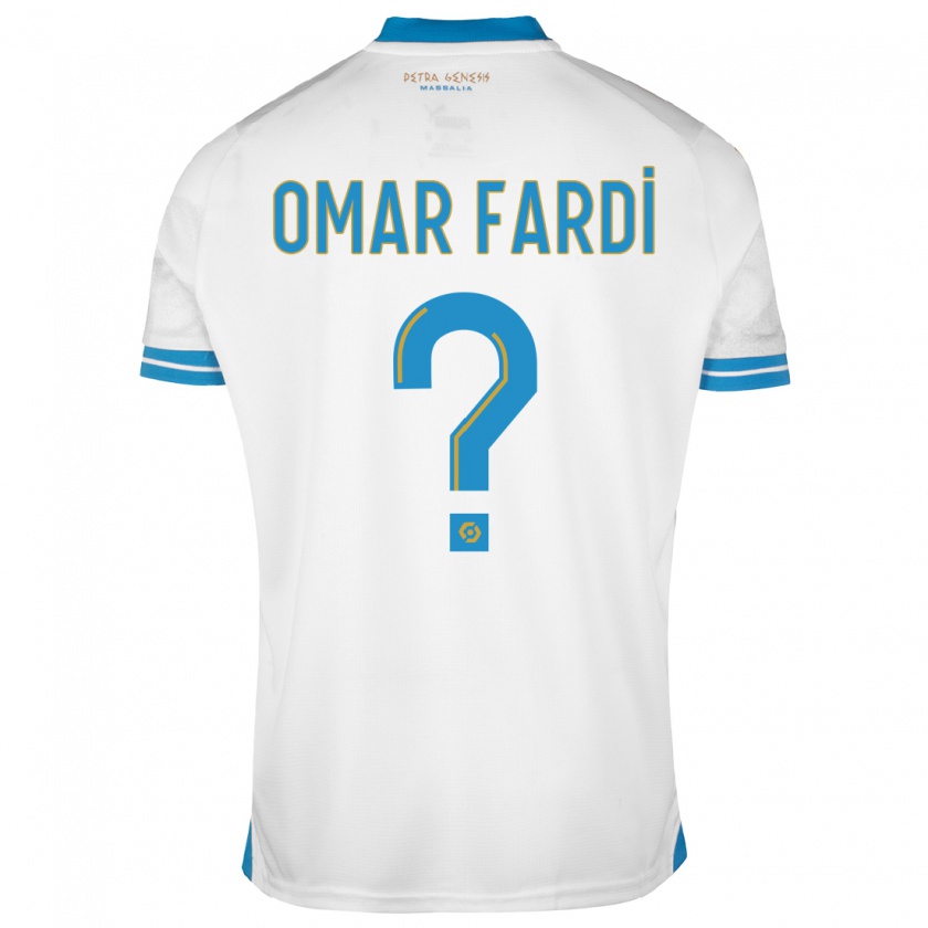 Kandiny Bambino Maglia El Omar Fardi #0 Bianco Kit Gara Home 2023/24 Maglietta