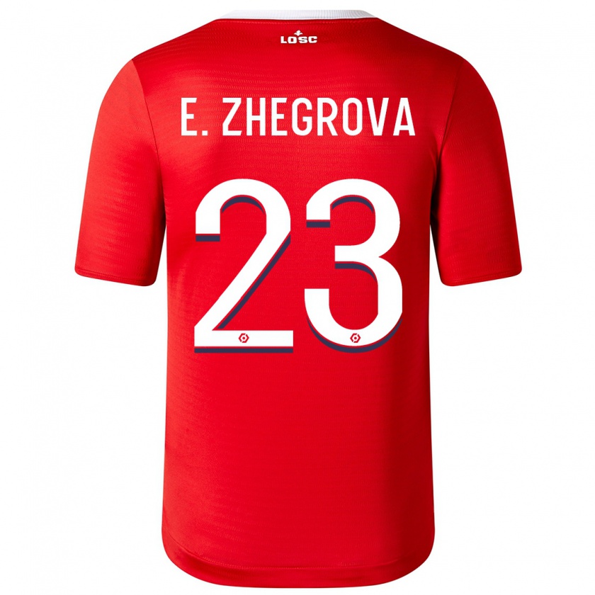 Kandiny Kinderen Edon Zhegrova #23 Rood Thuisshirt Thuistenue 2023/24 T-Shirt België