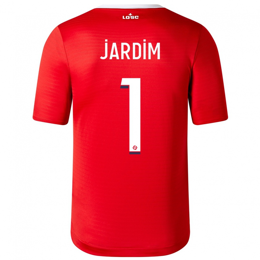 Kandiny Niño Camiseta Leo Jardim #1 Rojo 1ª Equipación 2023/24 La Camisa