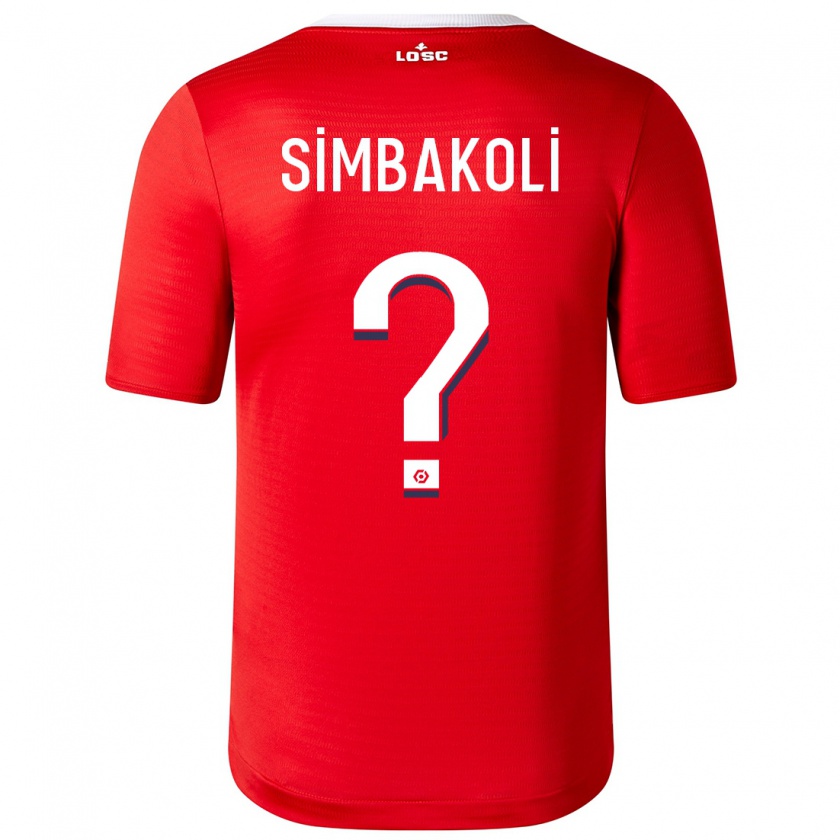 Kandiny Niño Camiseta Mamadou Simbakoli #0 Rojo 1ª Equipación 2023/24 La Camisa