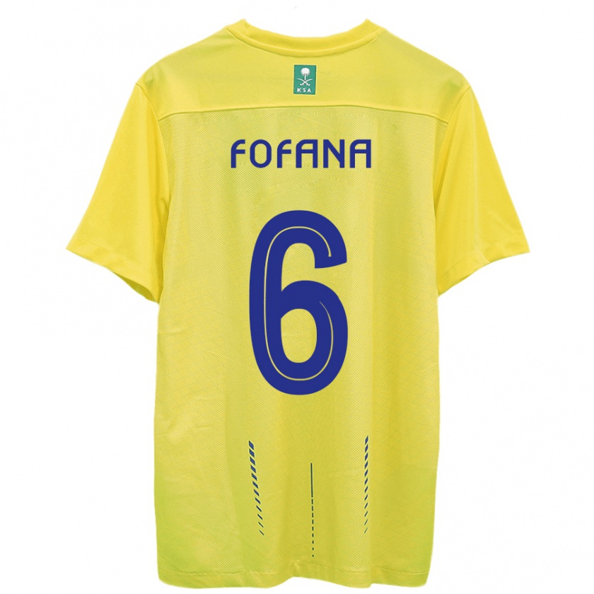 Kandiny Niño Camiseta Seko Fofana #6 Amarillo 1ª Equipación 2023/24 La Camisa