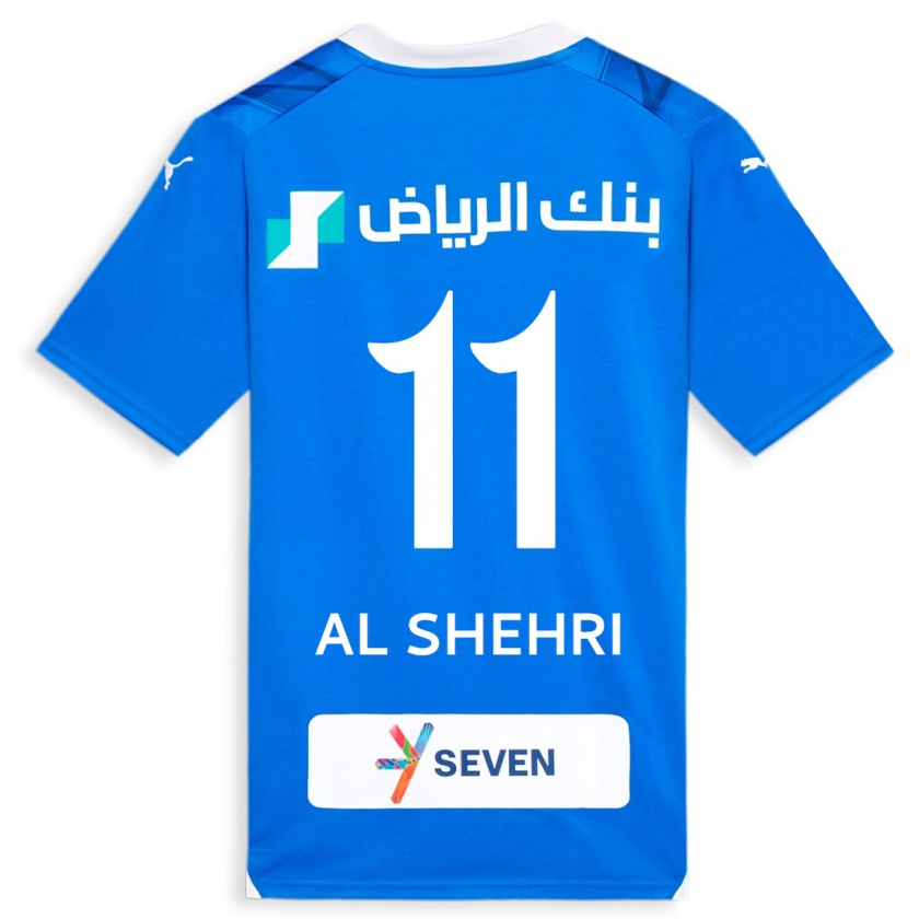 Kandiny Kinderen Saleh Al-Shehri #11 Blauw Thuisshirt Thuistenue 2023/24 T-Shirt België