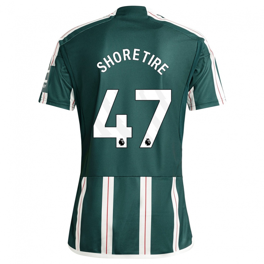 Kandiny Kinderen Shola Shoretire #47 Donkergroen Uitshirt Uittenue 2023/24 T-Shirt België