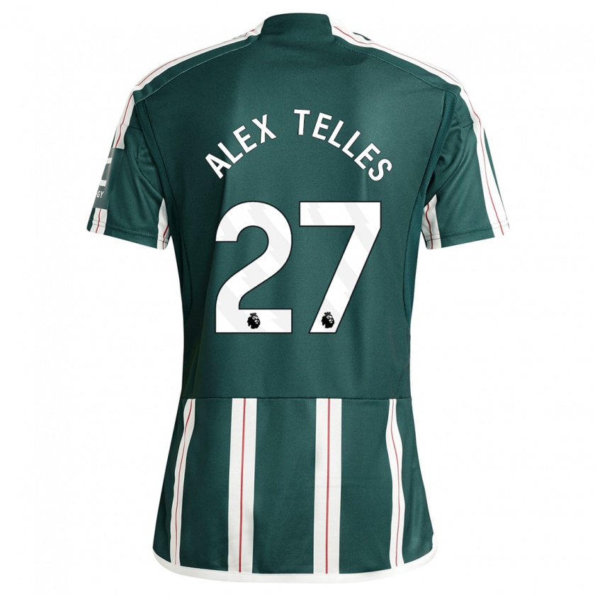 Kandiny Kinder Alex Nicolao Telles #27 Dunkelgrün Auswärtstrikot Trikot 2023/24 T-Shirt Österreich