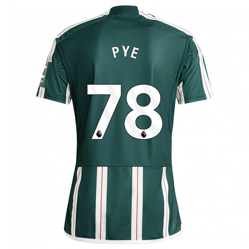 Kandiny Kinderen Logan Pye #78 Donkergroen Uitshirt Uittenue 2023/24 T-Shirt België