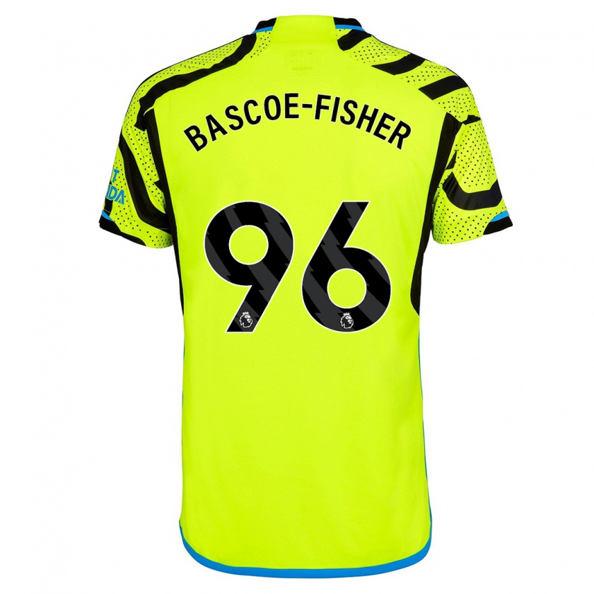 Kandiny Kinderen Jakai Bascoe-Fisher #96 Geel Uitshirt Uittenue 2023/24 T-Shirt België