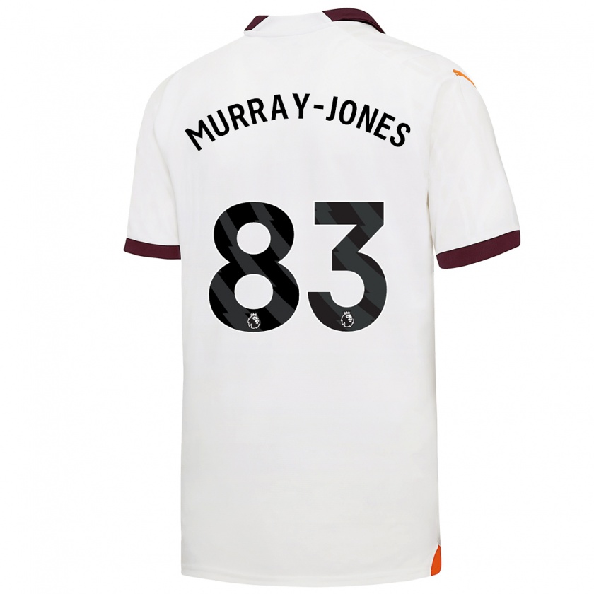 Kandiny Niño Camiseta George Murray-Jones #83 Blanco 2ª Equipación 2023/24 La Camisa