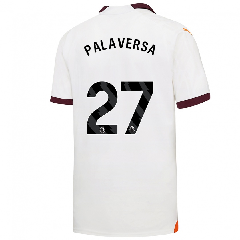 Kandiny Niño Camiseta Ante Palaversa #27 Blanco 2ª Equipación 2023/24 La Camisa