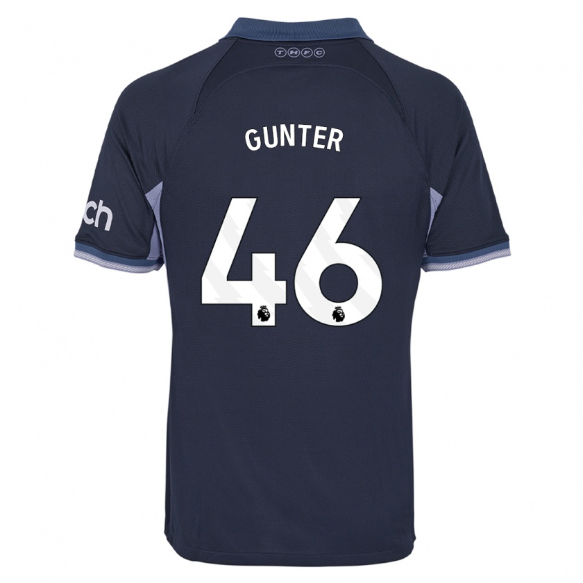 Kandiny Kinderen Luca Gunter #46 Donkerblauw Uitshirt Uittenue 2023/24 T-Shirt België