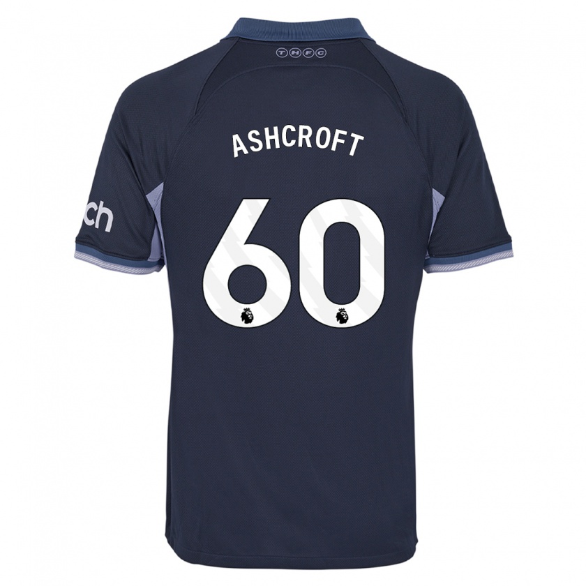 Kandiny Bambino Maglia Tyrell Ashcroft #60 Blu Scuro Kit Gara Away 2023/24 Maglietta