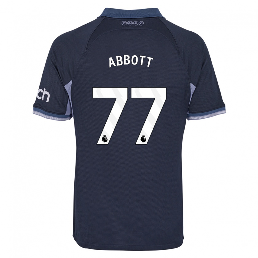 Kandiny Kinderen George Abbott #77 Donkerblauw Uitshirt Uittenue 2023/24 T-Shirt België