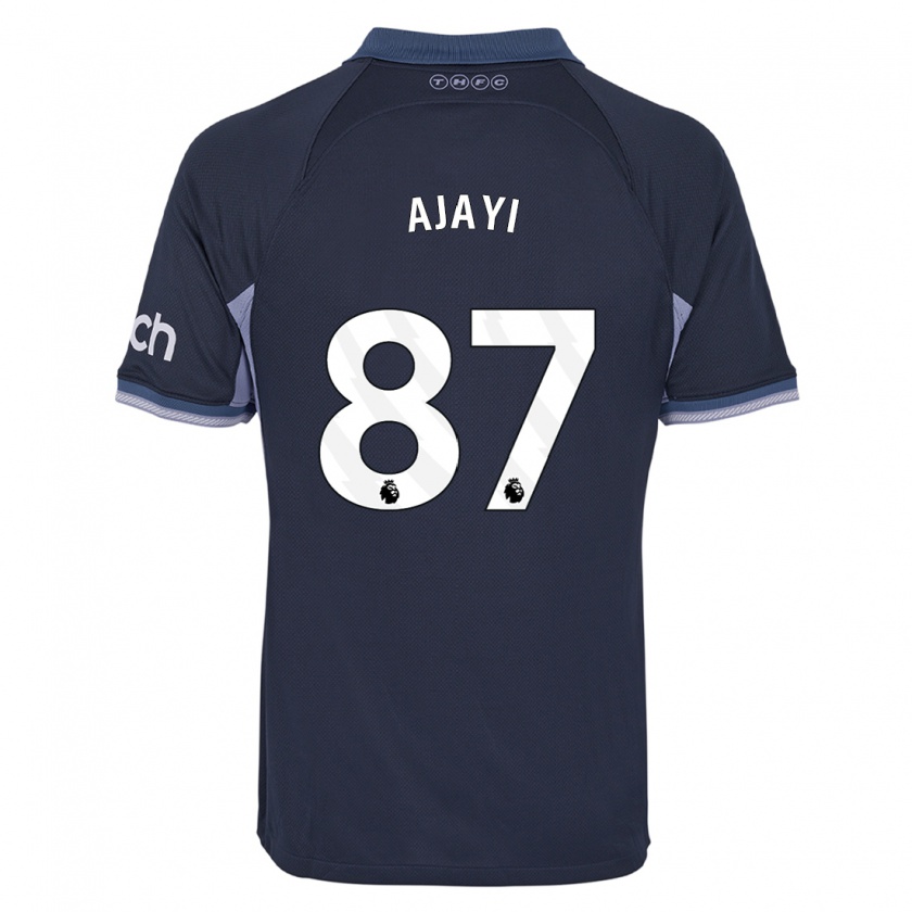 Kandiny Kinder Damola Ajayi #87 Dunkelblau Auswärtstrikot Trikot 2023/24 T-Shirt Österreich