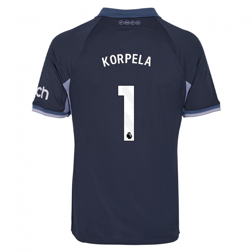 Kandiny Kinderen Tinja-Riikka Korpela #1 Donkerblauw Uitshirt Uittenue 2023/24 T-Shirt België