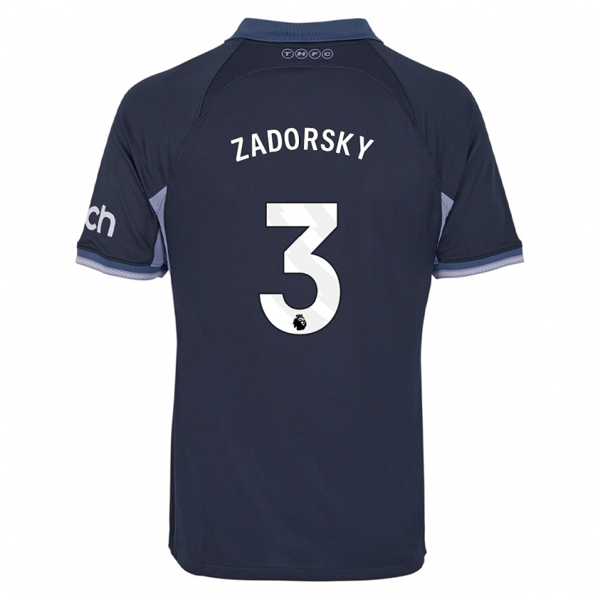 Kandiny Kinderen Shelina Zadorsky #3 Donkerblauw Uitshirt Uittenue 2023/24 T-Shirt België