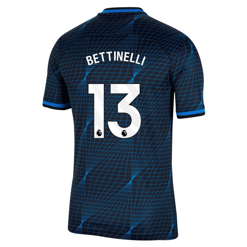 Kandiny Bambino Maglia Marcus Bettinelli #13 Blu Scuro Kit Gara Away 2023/24 Maglietta