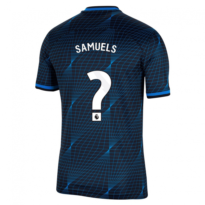 Kandiny Bambino Maglia Ishé Samuels-Smith #0 Blu Scuro Kit Gara Away 2023/24 Maglietta