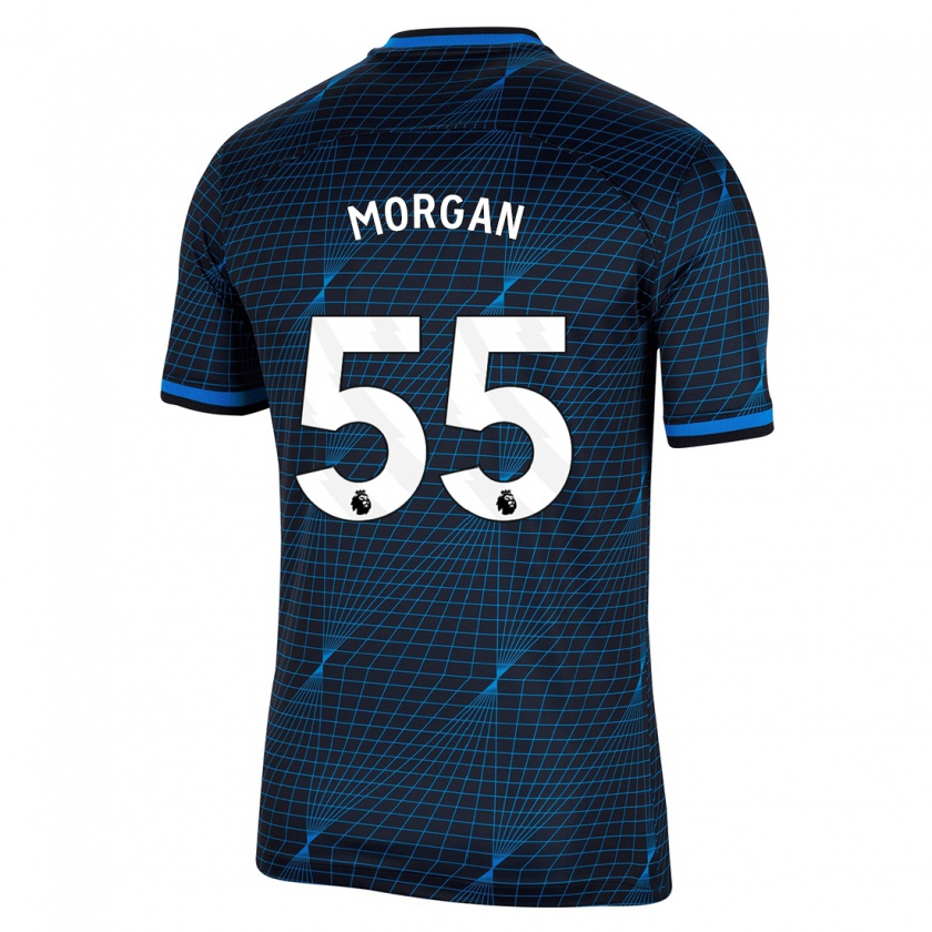 Kandiny Kinderen Jimmy-Jay Morgan #55 Donkerblauw Uitshirt Uittenue 2023/24 T-Shirt België