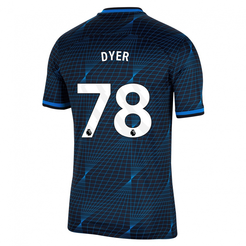 Kandiny Bambino Maglia Kiano Dyer #78 Blu Scuro Kit Gara Away 2023/24 Maglietta