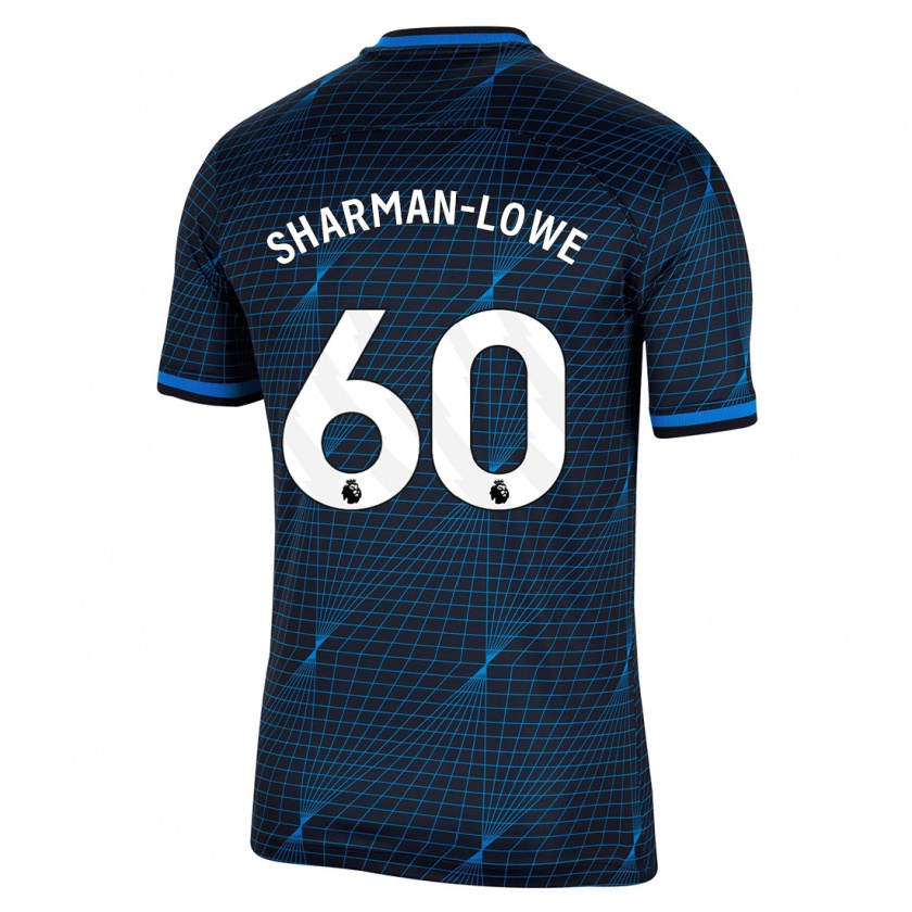 Kandiny Kinderen Teddy Sharman-Lowe #60 Donkerblauw Uitshirt Uittenue 2023/24 T-Shirt België