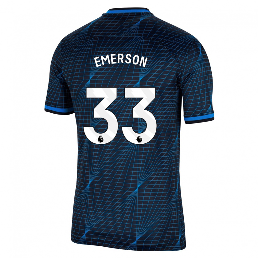 Kandiny Bambino Maglia Emerson #33 Blu Scuro Kit Gara Away 2023/24 Maglietta