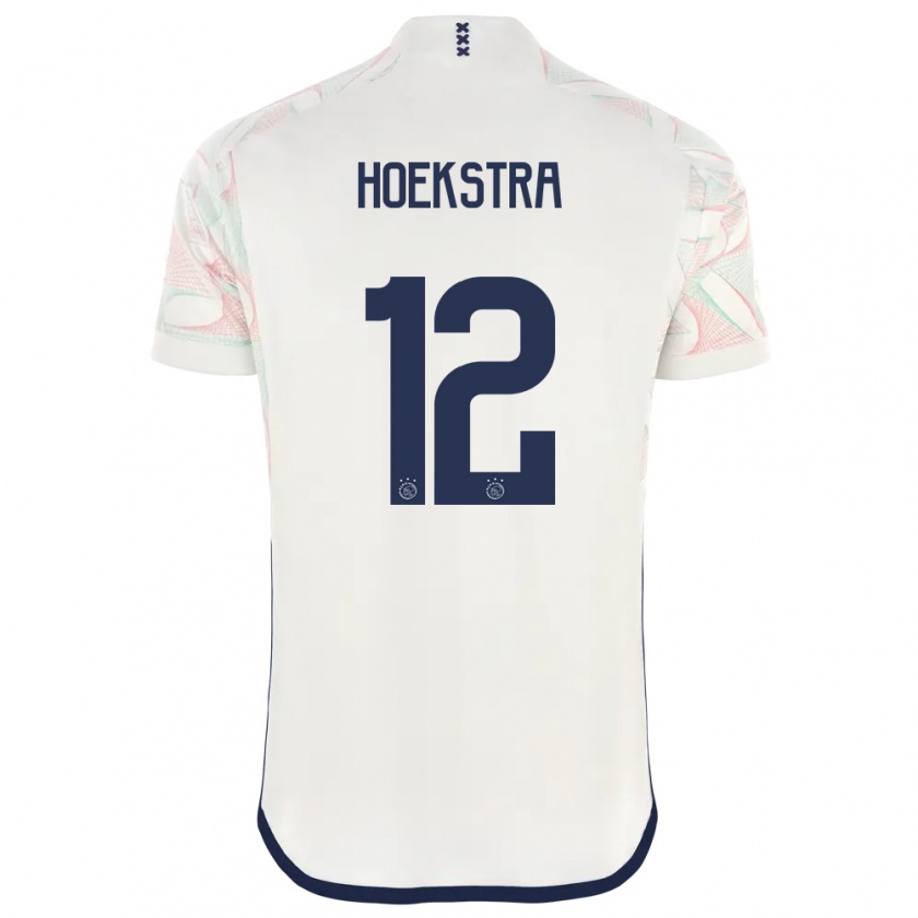 Kandiny Kinder Isabelle Hoekstra #12 Weiß Auswärtstrikot Trikot 2023/24 T-Shirt Österreich