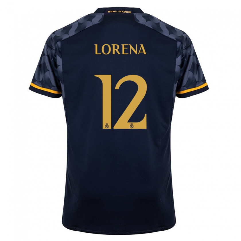 Kandiny Kinder Lorena Navarro #12 Dunkelblau Auswärtstrikot Trikot 2023/24 T-Shirt Österreich