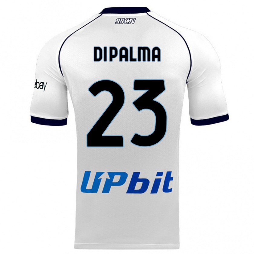 Kandiny Bambino Maglia Manuel Di Palma #23 Bianco Kit Gara Away 2023/24 Maglietta