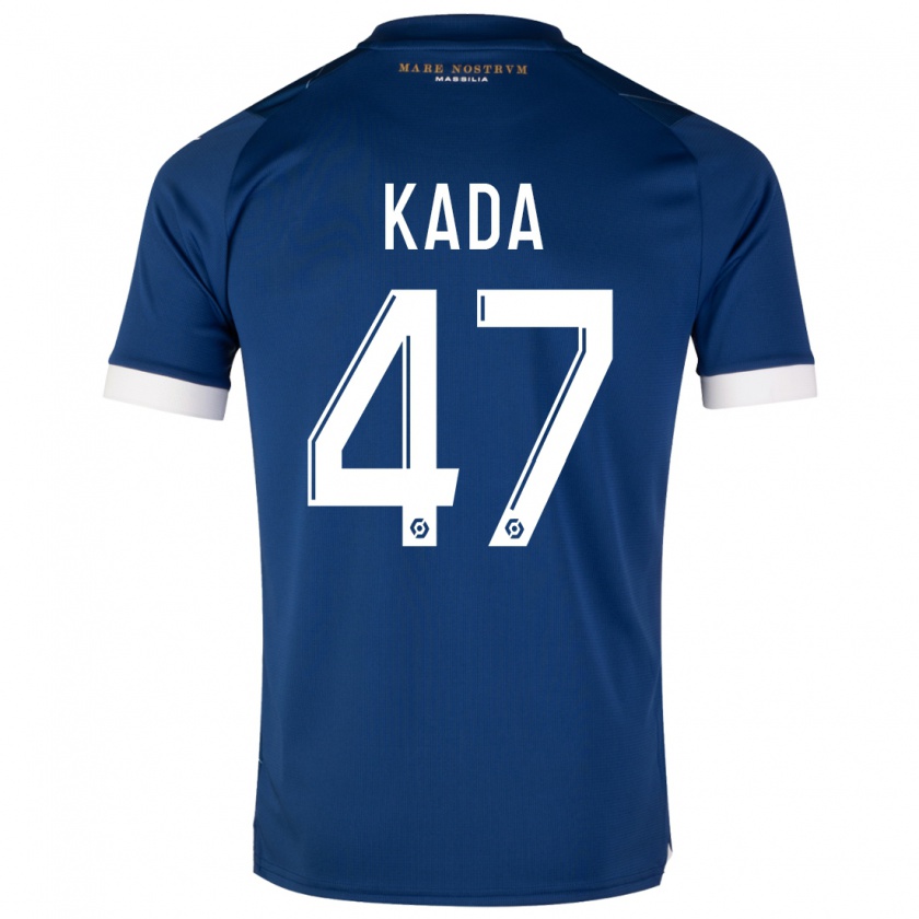 Kandiny Kinder Joakim Kada #47 Dunkelblau Auswärtstrikot Trikot 2023/24 T-Shirt Österreich