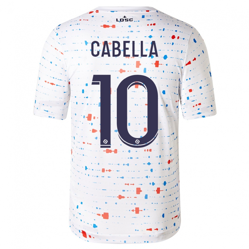 Kandiny Kinderen Rémy Cabella #10 Wit Uitshirt Uittenue 2023/24 T-Shirt België