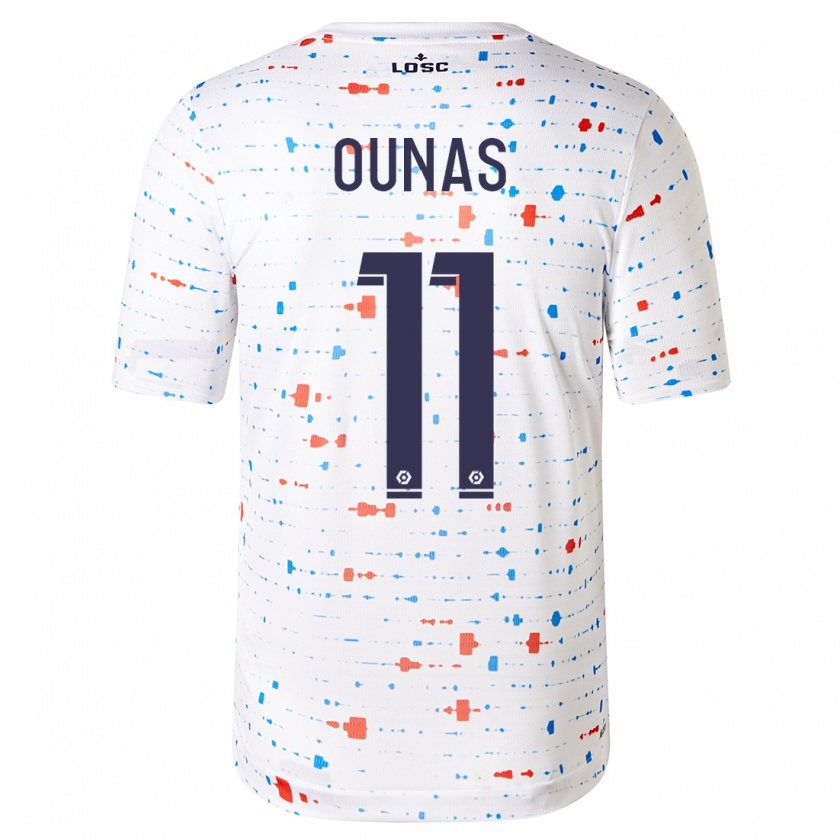 Kandiny Niño Camiseta Adam Ounas #11 Blanco 2ª Equipación 2023/24 La Camisa