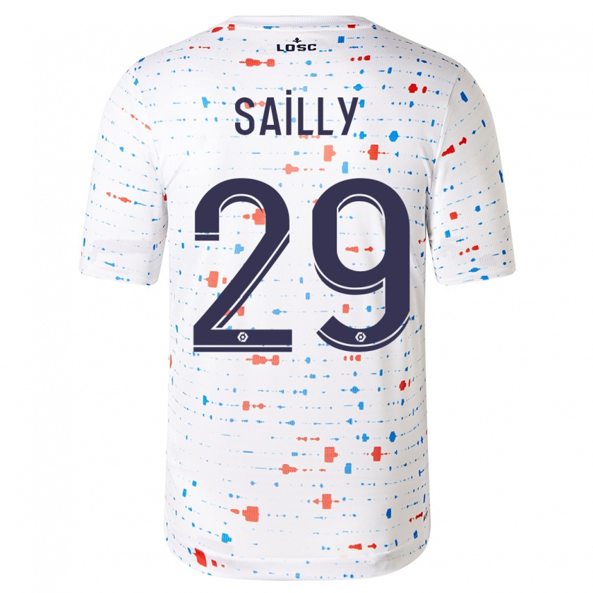 Kandiny Niño Camiseta Charlotte Sailly #29 Blanco 2ª Equipación 2023/24 La Camisa