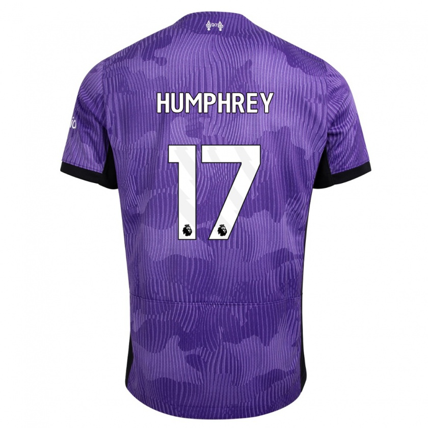 Kandiny Bambino Maglia Carla Humphrey #17 Viola Kit Gara Third 2023/24 Maglietta