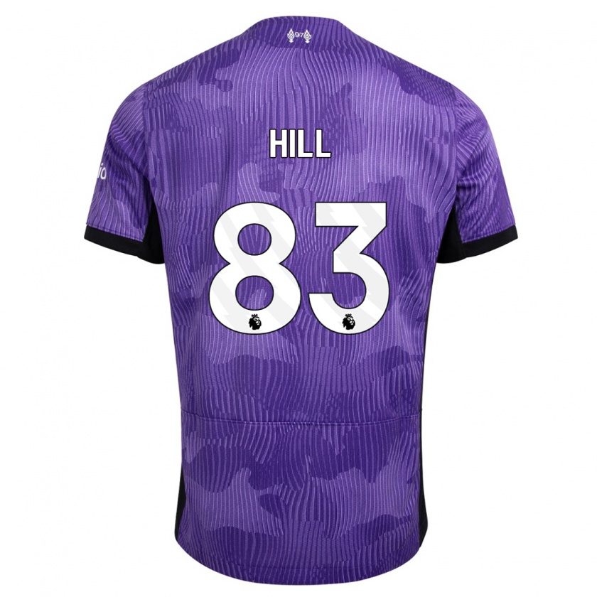 Kandiny Kinderen Thomas Hill #83 Paars Thuisshirt Derde Tenue 2023/24 T-Shirt België