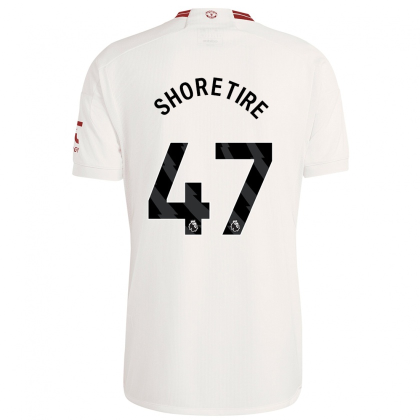 Kandiny Kinderen Shola Shoretire #47 Wit Thuisshirt Derde Tenue 2023/24 T-Shirt België