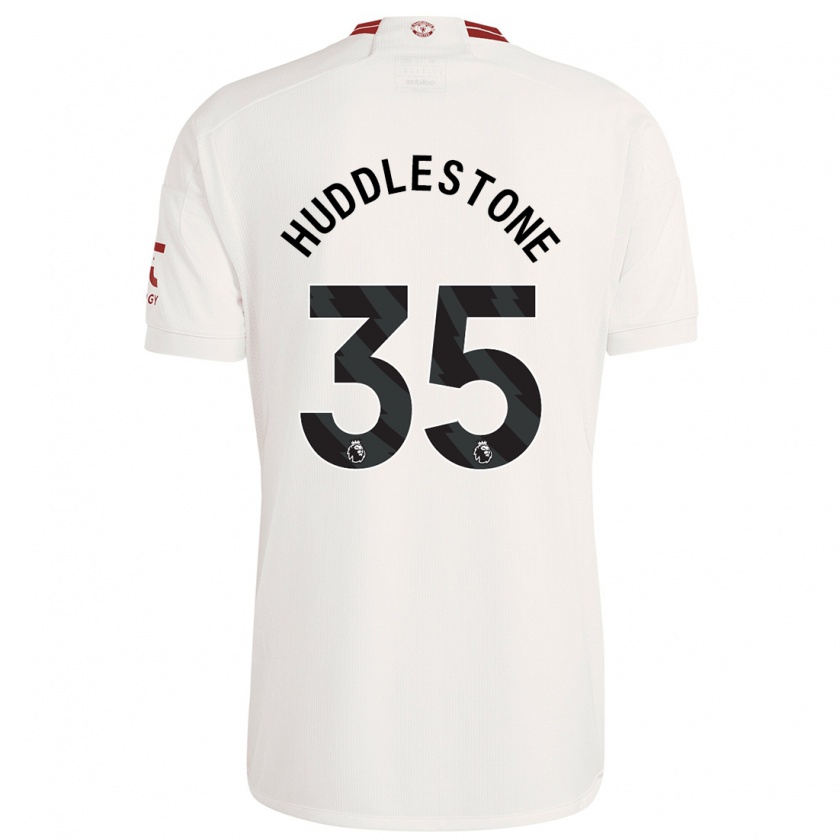 Kandiny Niño Camiseta Tom Huddlestone #35 Blanco Equipación Tercera 2023/24 La Camisa