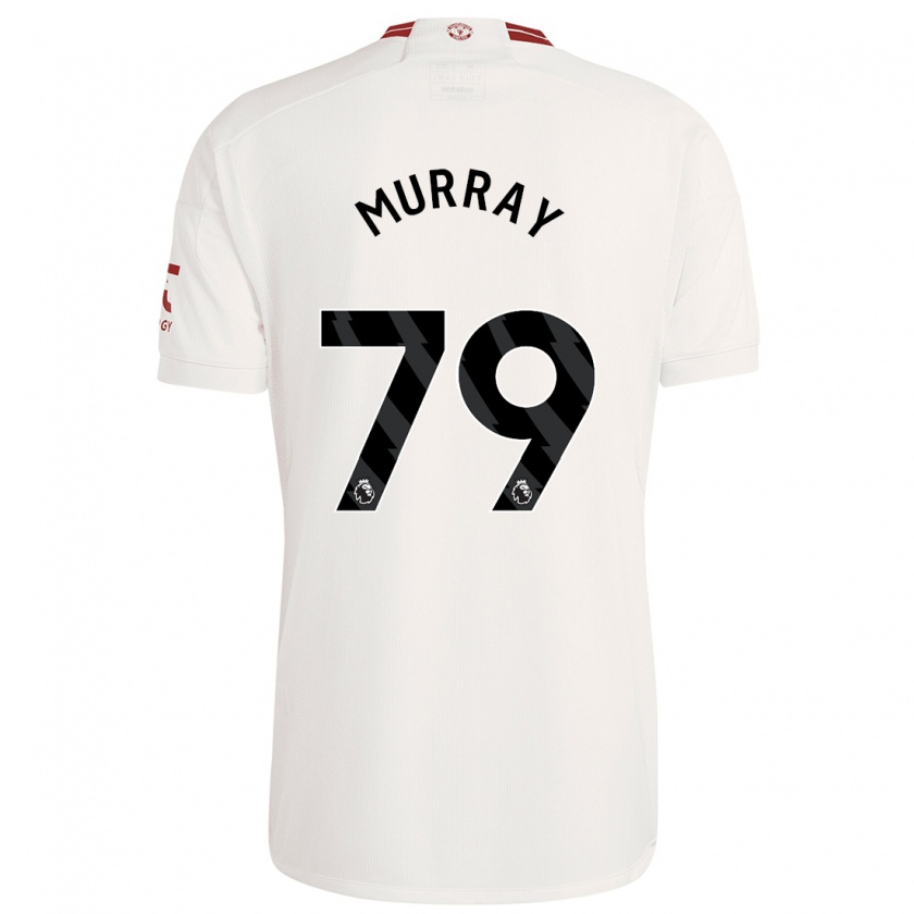 Kandiny Kinderen Sam Murray #79 Wit Thuisshirt Derde Tenue 2023/24 T-Shirt België