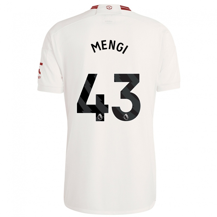 Kandiny Kinderen Teden Mengi #43 Wit Thuisshirt Derde Tenue 2023/24 T-Shirt