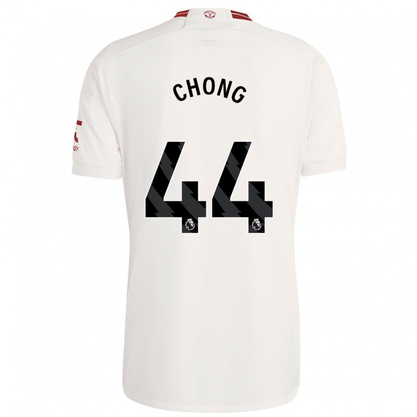 Kandiny Kinderen Tahith Chong #44 Wit Thuisshirt Derde Tenue 2023/24 T-Shirt België