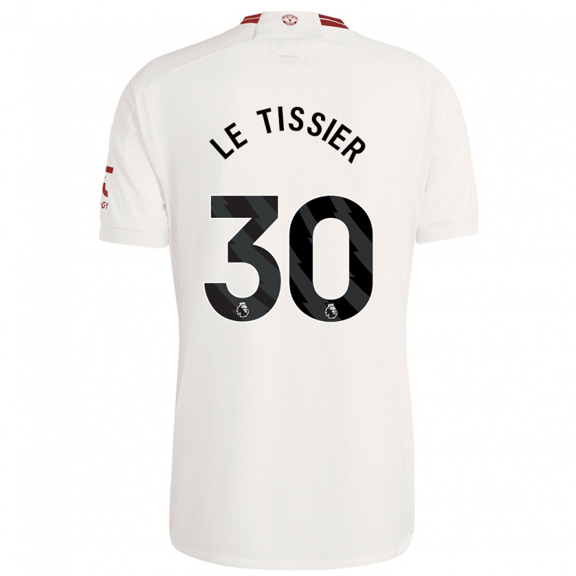 Kandiny Niño Camiseta Maya Le Tissier #30 Blanco Equipación Tercera 2023/24 La Camisa