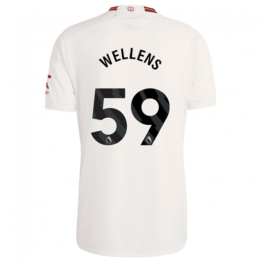 Kandiny Niño Camiseta Charlie Wellens #59 Blanco Equipación Tercera 2023/24 La Camisa