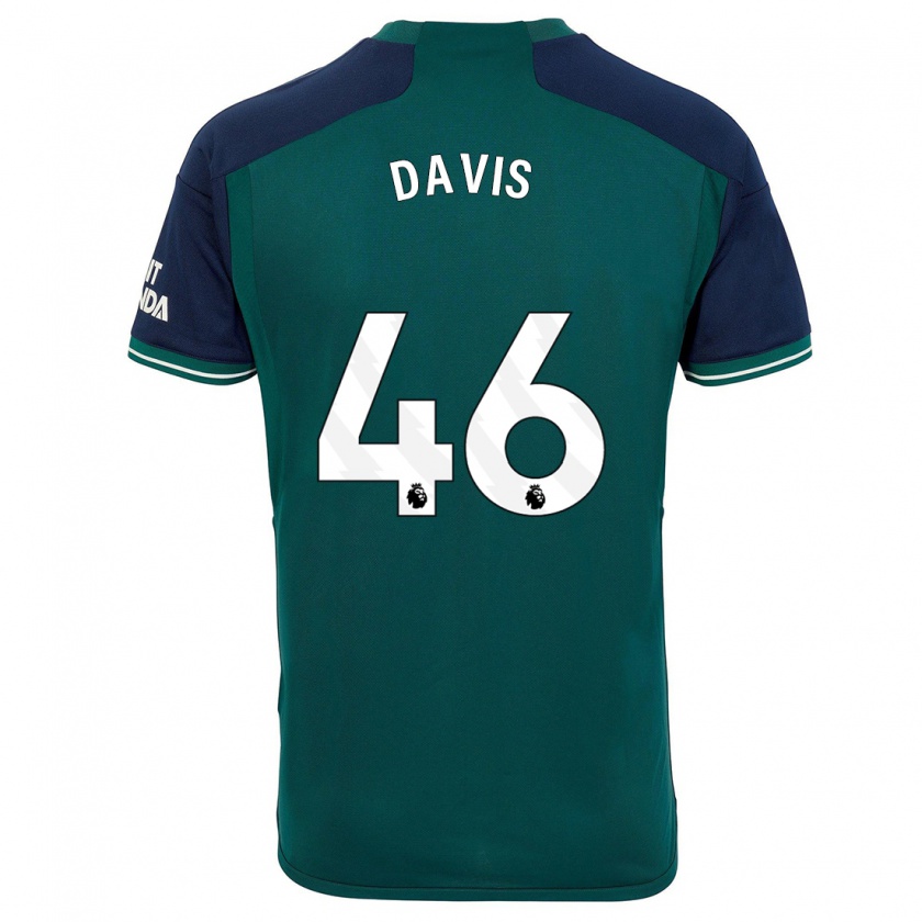 Kandiny Kinder Timi Davis #46 Grün Ausweichtrikot Trikot 2023/24 T-Shirt Österreich