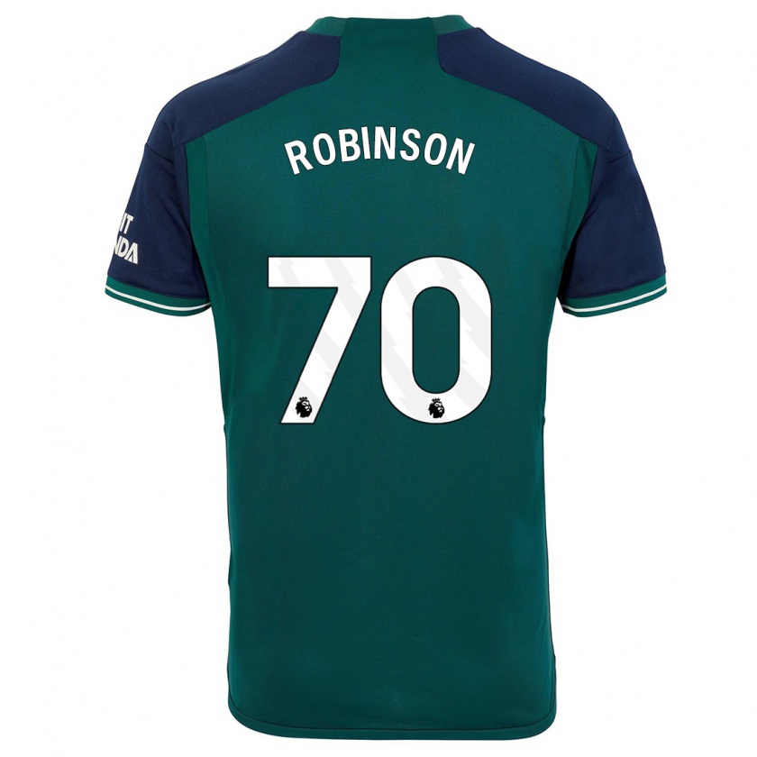 Kandiny Kinderen Josh Robinson #70 Groente Thuisshirt Derde Tenue 2023/24 T-Shirt België