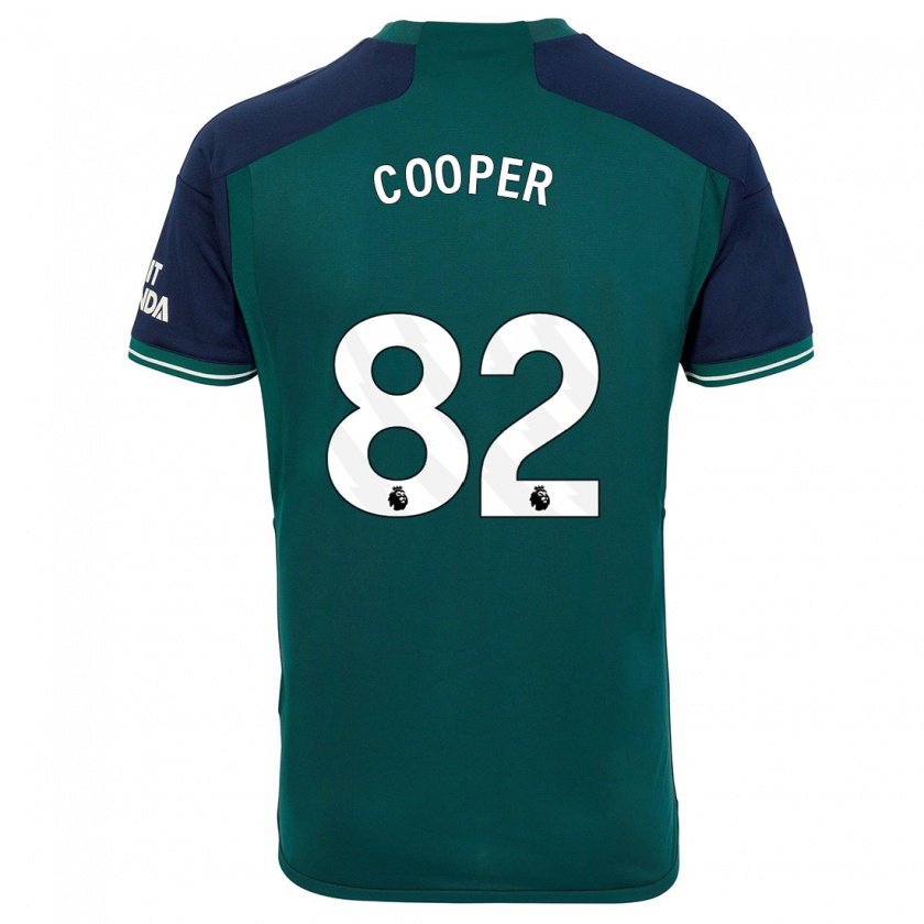 Kandiny Kinder Noah Cooper #82 Grün Ausweichtrikot Trikot 2023/24 T-Shirt Österreich