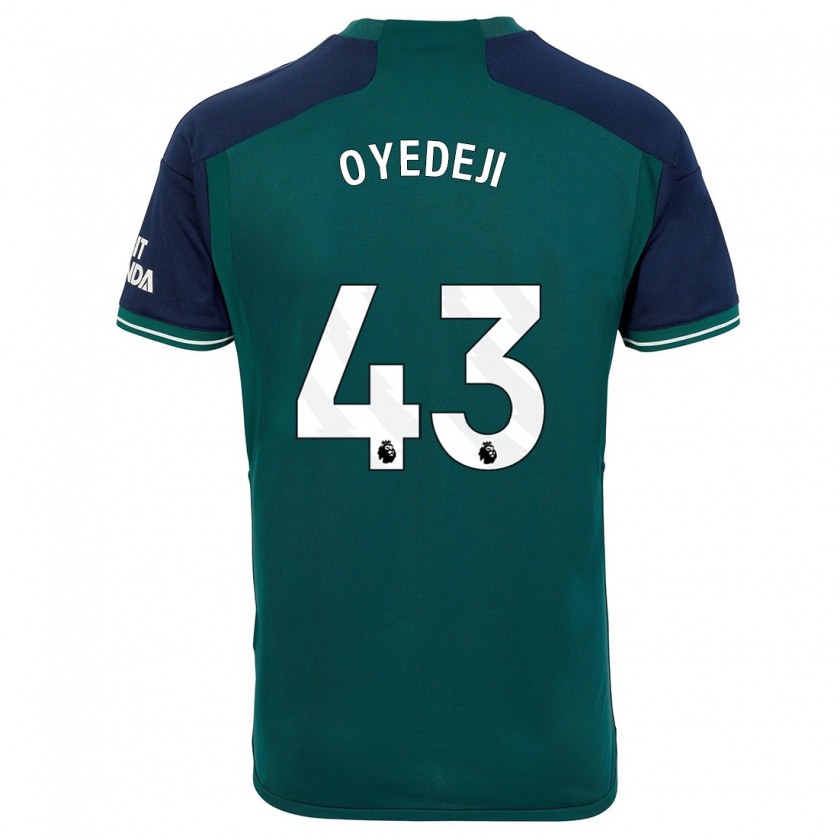 Kandiny Kinderen Nathan Butler Oyedeji #43 Groente Thuisshirt Derde Tenue 2023/24 T-Shirt België