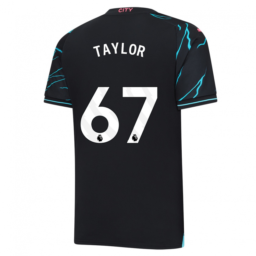 Kandiny Kinderen Kane Taylor #67 Donkerblauw Thuisshirt Derde Tenue 2023/24 T-Shirt