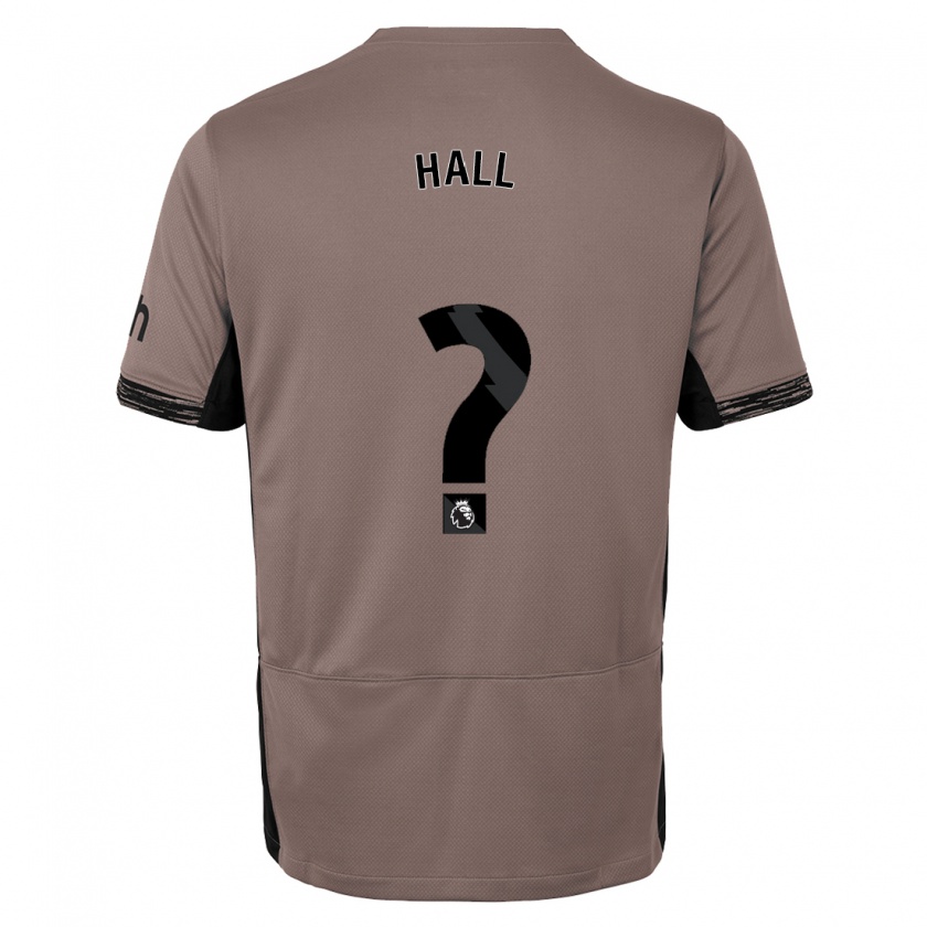 Kandiny Kinderen Tyrese Hall #0 Donker Beige Thuisshirt Derde Tenue 2023/24 T-Shirt België