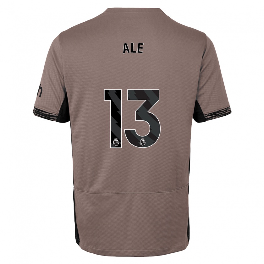 Kandiny Kinderen Asmita Ale #13 Donker Beige Thuisshirt Derde Tenue 2023/24 T-Shirt