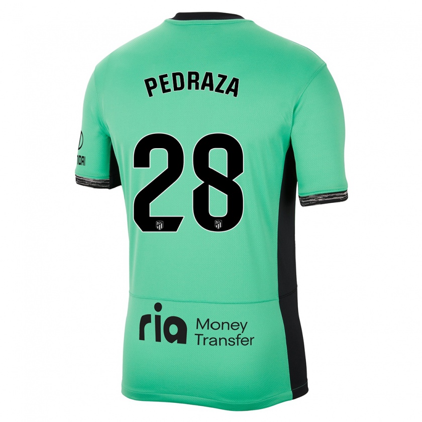 Kandiny Niño Camiseta Alfredo Pedraza #28 Primavera Verde Equipación Tercera 2023/24 La Camisa