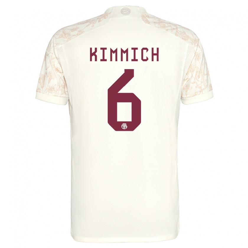 Kandiny Dzieci Joshua Kimmich #6 Złamana Biel Trzeci Komplet Koszulka 2023/24 Koszulki Klubowe