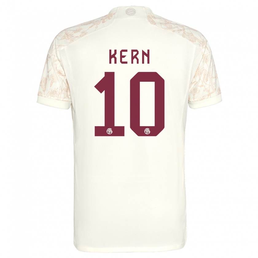 Kandiny Kinderen Timo Kern #10 Gebroken Wit Thuisshirt Derde Tenue 2023/24 T-Shirt België